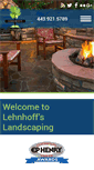 Mobile Screenshot of lehnhoffslandscaping.com