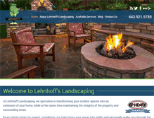 Tablet Screenshot of lehnhoffslandscaping.com